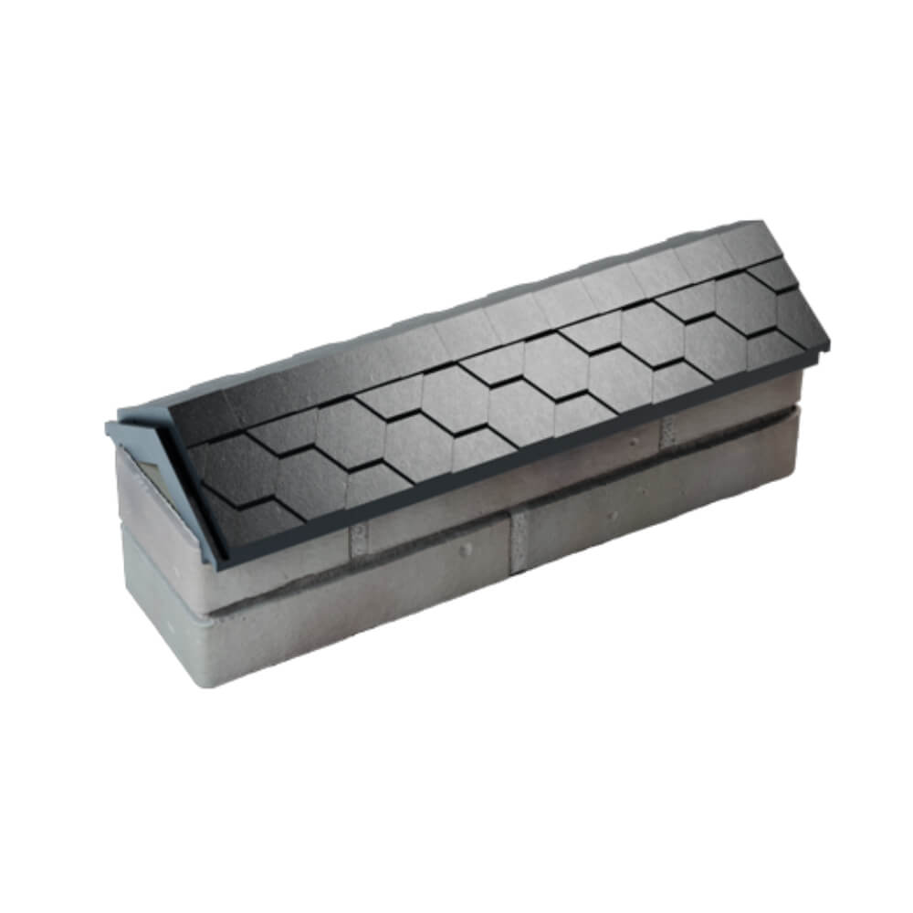 Парапет Zking Эверест Черный с посадкой на 0.5 кирпича (130мм) в Бердске фото