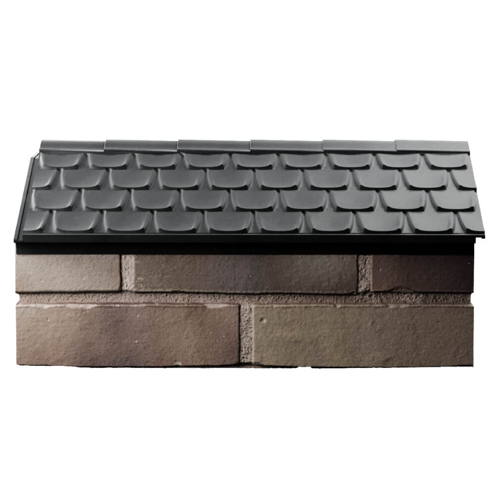 Парапет Zking Эльбрус Серый с посадкой на 1 кирпич (255мм) в Бердске фото