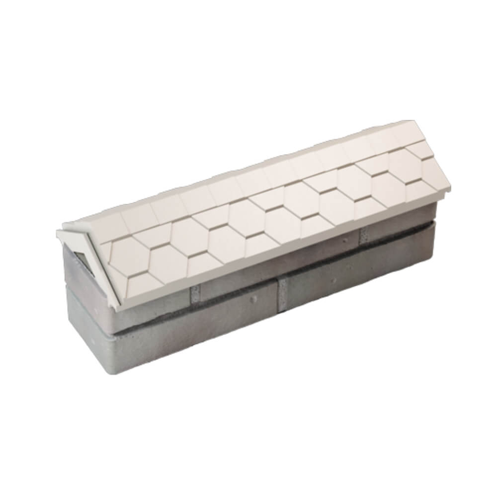 Парапет Zking Эверест Бежевый с посадкой на 0.5 кирпича (130мм) в Бердске фото