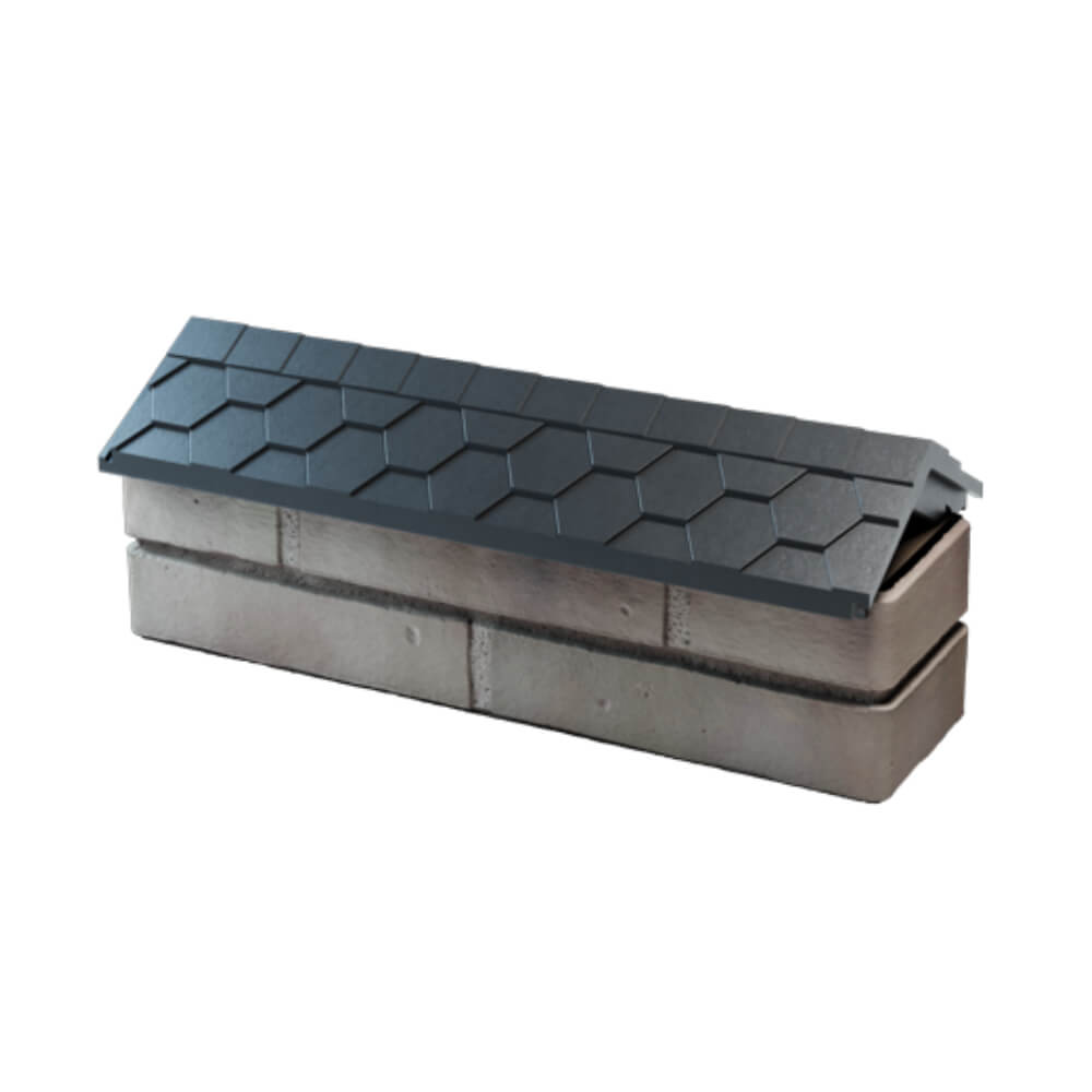 Парапет Zking Эверест Серый с посадкой на 0.5 кирпича (130мм) в Бердске фото