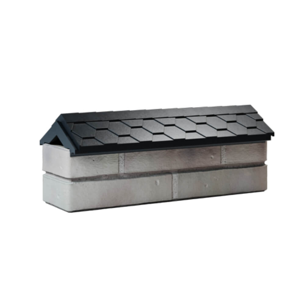 Парапет Zking Эверест Черный с посадкой на 0.5 кирпича (130мм) Бердск фото