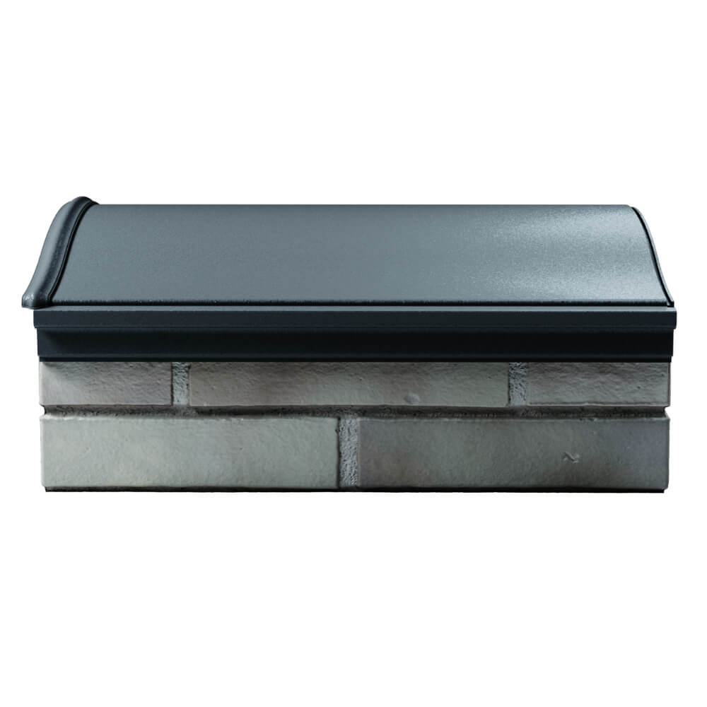 Парапет Zking Монблан Серый посадка на 1.5 кирпича (355/385мм)