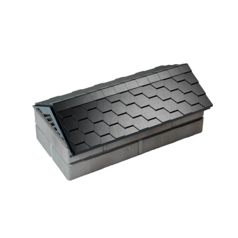 Парапет Zking Эверест Черный с посадкой на 1 кирпич (200/225/255мм) в Бердске фото