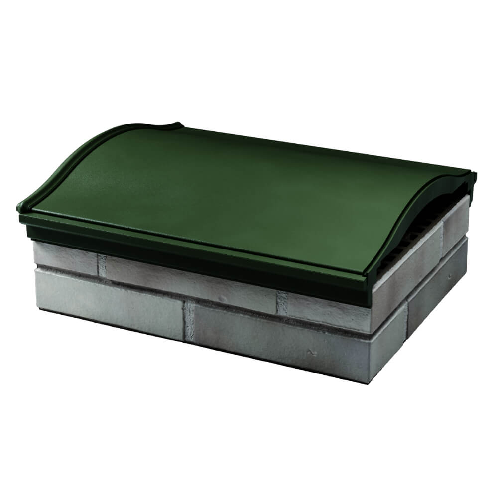 Парапет Zking Монблан Зеленый посадка на 1.5 кирпича (355/385мм)