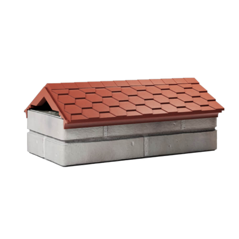 Парапет Zking Эверест Красный с посадкой на 1 кирпич (200/225/255мм) Бердск фото