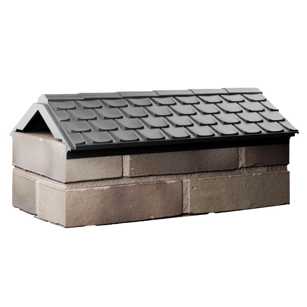Парапет Zking Эльбрус Серый с посадкой на 1 кирпич (255мм) Бердск фото