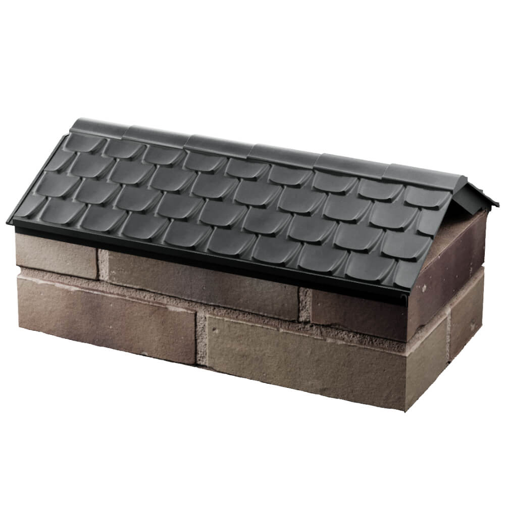 Парапет Zking Эльбрус Серый с посадкой на 1 кирпич (255мм) в Бердске фото