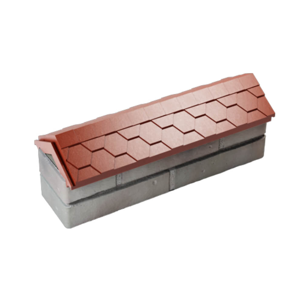 Парапет Zking Эверест Красный с посадкой на 0.5 кирпича (130мм) в Бердске фото