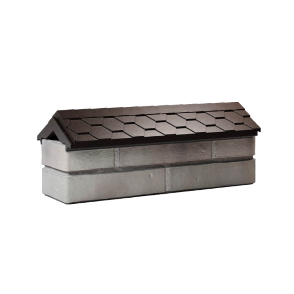 Парапет Zking Эверест Коричневый с посадкой на 0.5 кирпича (130мм) Бердск фото